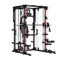 Smith Machine Home Gym Built for Full-Body Training, 6 Stations, 2x2 Steel Frame, 360° Landmine
